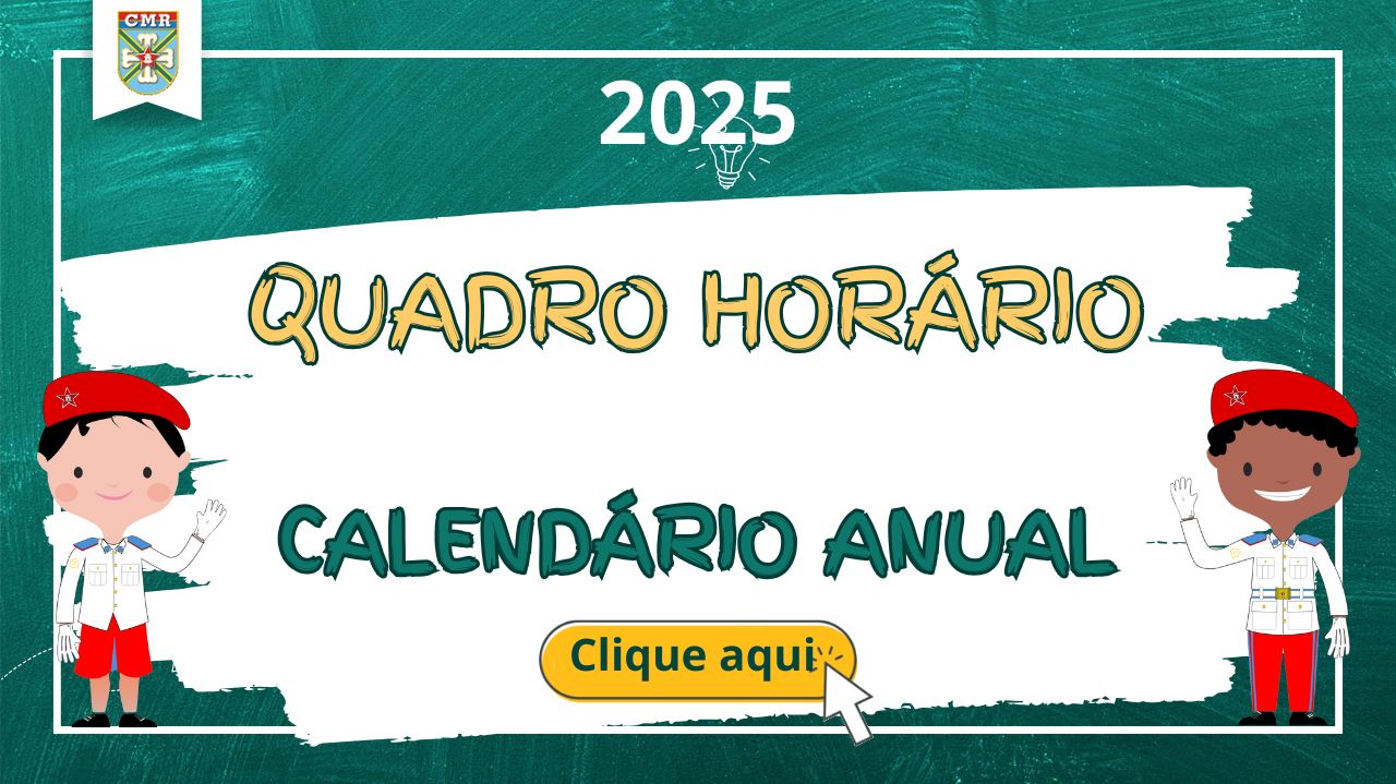 QUADRO HORÁRIO - CALENDÁRIO GERAL 2025