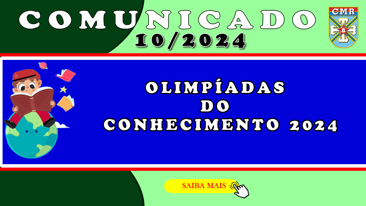 Comunicado Nr 10 - Olimpíadas do Conhecimento 2024