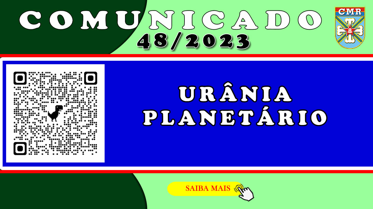 COMUNICADO NR 48/2023 - URÂNIA PLANETÁRIO